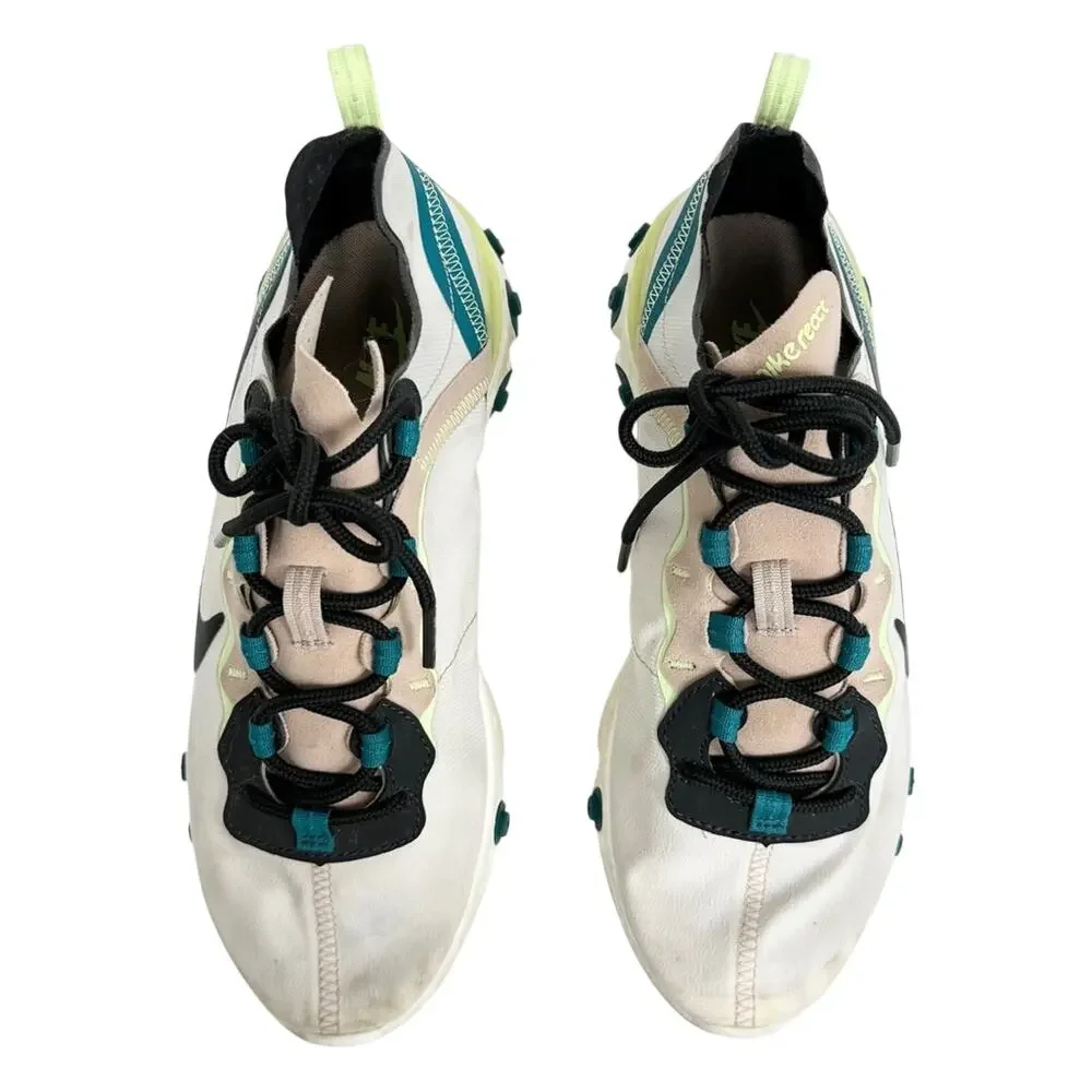 Nike Women's React Element 55 Sneakers Fossil Stone Athletic Shoes Size 9